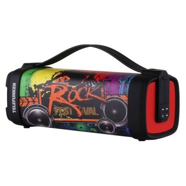 Портативная колонка Telefunken TF-PS1241B 12Вт 1500мАч FM BT microSD IPХ4 AUX принт 2 4264₽