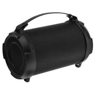 Портативная колонка TERCERO LIGHT FM MP3 microSD USB AUX 18Вт 3000 мАч черная 4653₽