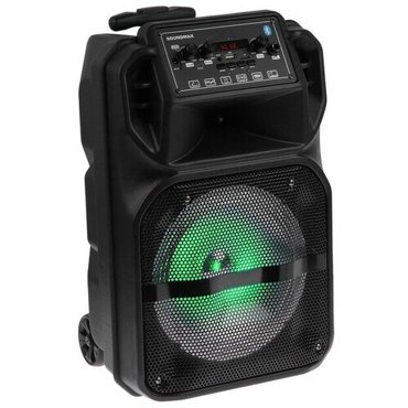 Портативная колонка TF-PS2302 60Вт 2400мАч FMBT microSDUSB AUX подсветка 4909₽
