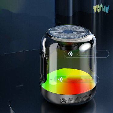 Портативная многофункциональная Bluetooth колонка MyPads D18 ночник с прозрачным корпусом светильник с красочным рельефным свечением 2200₽
