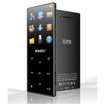 Mp3-плеер RUIZU D29 с поддержкой Bluetooth и динамиком Black-Bluetooth 16 Гб 2883₽