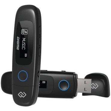 Плеер Flash Digma U4 8Gb черный091FMmicroSDHC 4967₽
