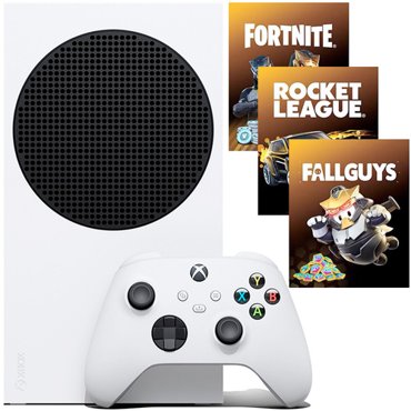 Приставка Xbox Series S 512Gb 3 игры в комплекте Fortnite Rocket League Fallguys 40990₽