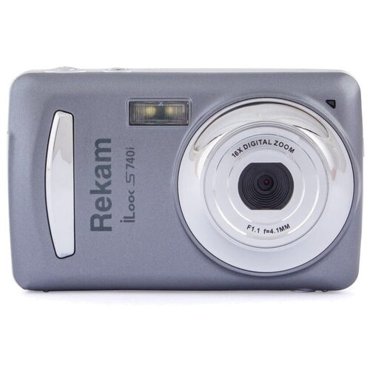 Фотоаппарат Rekam iLook S740i черный 16Mpix 24 720p SDHCMMC CMOSAAA 3058₽
