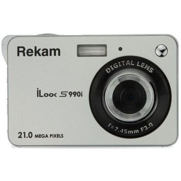 Фотоаппарат Rekam iLook S990i серебристый 21Mpix 27 720p SDHCMMC CMOS IS elLi-Ion 10287₽