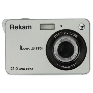Фотоаппарат Rekam iLook S990i серебристый 21Mpix 27 720p SDHCMMC CMOS IS elLi-Ion 6417₽