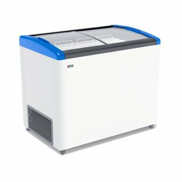 Морозильная камера Frostor Gellar FG 350 E синий наклонное гнутое стекло 43525₽