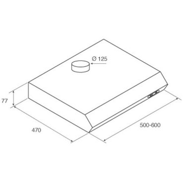 Вытяжка Jet air LIGHT WHF50 7790₽
