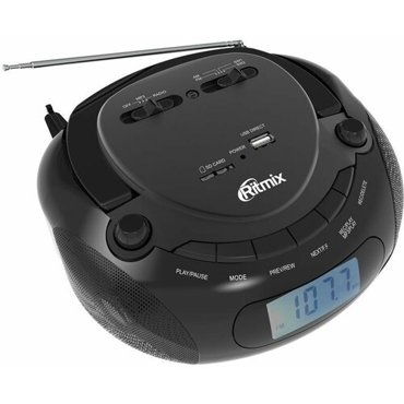 Магнитола Ritmix RBB-030BT цвет чёрный 7000₽