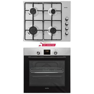 Комплект встраиваемой техники Simfer S66M400 серебристый 47490₽