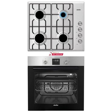 Комплект встраиваемой техники Simfer S66M570 серебиристый 38990₽