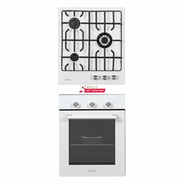 Комплект встраиваемой техники Simfer S48W571 белый 44280₽