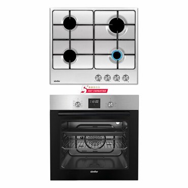 Комплект встраиваемой техники Simfer S66M401 металлик 36390₽