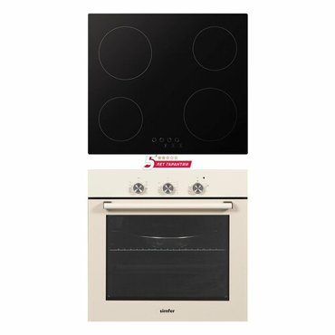 Комплект встраиваемой бытовой техники Simfer S69M000 варочная панель и духовой шкаф 43290₽