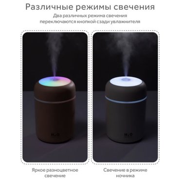 Увлажнитель воздуха для дома Увлажнитель воздуха с подсветкой Ультразвуковой Ночник 799₽
