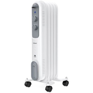 Масляный радиатор Timberk TOR 211005 DC 1 кВт 12 м белый 4299₽