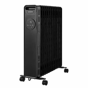 Elektrisches Heizkrperlbad 2500W OCEANIC - 3 Leistungen - Elektronischer Thermostat - Fernbedienung - Mobil - Schwarz 18854₽