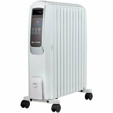 Масляный радиатор 10 секций Grunkel RAC-10 Piros Белый Цифровой Серый 2500 W 31098₽