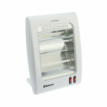 Обогреватель Sakura SA-0670W кварцевый инфракрасный 900 Вт белый 1875₽