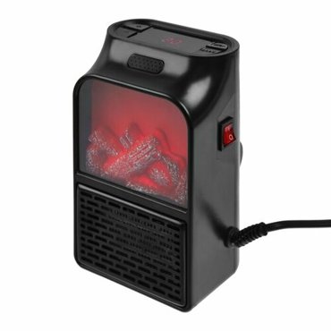 Портативный обогреватель Luazon LTO-09 500Вт 23 м 2 режима чёрный шнур 1797₽