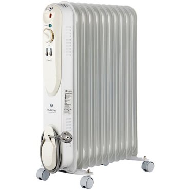 Масляный радиатор Timberk TOR 212211 SLX 22 кВт 28 м колеса в комплекте белый 8237₽