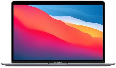 133 Ноутбук Apple MacBook Air 13 Late 2020 2560x1600 Apple M1 32 ГГц RAM 8 ГБ DDR4 SSD 256 ГБ Apple graphics 7-core macOS MGN63DA серый космос 64744₽