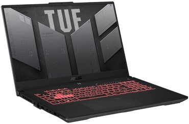 173 Ноутбук ASUS TUF Gaming A17 FA707NVR-HX010 1920x1080 AMD Ryzen 7 7435HS 31 ГГц RAM 16 ГБ DDR5 SSD 512 ГБ NVIDIA GeForce RTX 4060 без ОС 90NR0JJ5-M000D0 темно-серый фото 3 106952₽