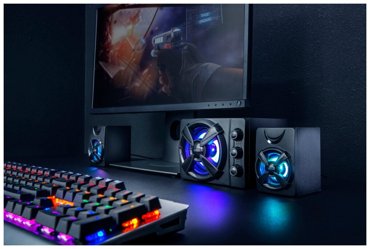 Компьютерные колонки Trust Ziva RGB игровая акустическая система 21 23644 фото 3 2442₽