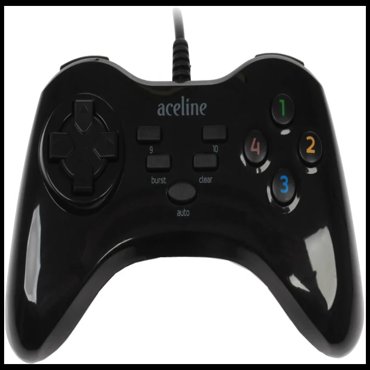 Геймпад для ПК PC проводной Aceline CG-1 черный 979₽