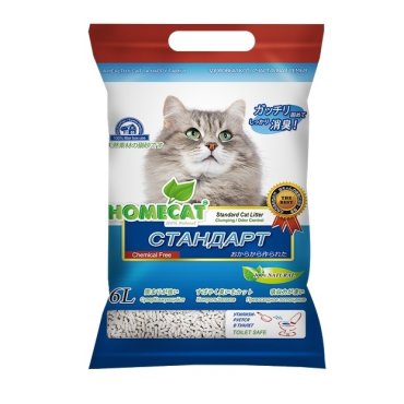 Homecat наполнитель комкующийся наполнитель Эколайн без запаха 281 кг 941₽
