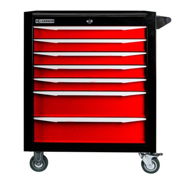GARWIN PRO 001017-3000 Тележка инструментальная серии Standart 7 полочная красная 30680₽