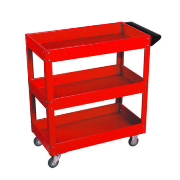 GARWIN INDUSTRIAL 001060-3000 Тележка с тремя открытыми полками красная 9490₽