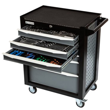 GARWIN EQ-000027 Тележка инструментальная Standart 6 полок с комплектом инструмента 193 предмета 58800₽