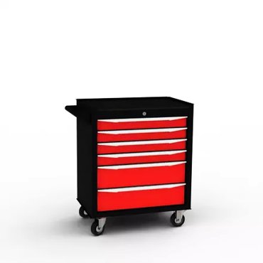 GARWIN PRO TEL-GE-6-R Тележка инструментальная 6 полочная GARWIN ECO красная 21980₽