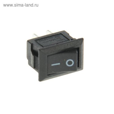 Выключатель клавишный REXANT RWB-101 250 В 3А 2с ON-OFF Micro черный 12₽