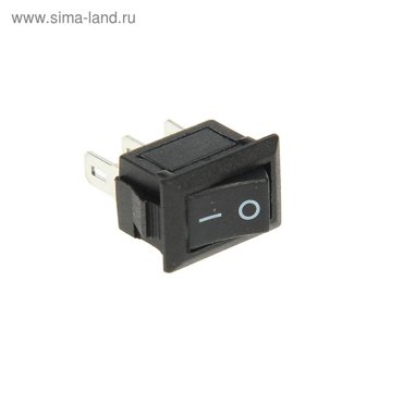 Выключатель клавишный REXANT RWB-102 250 В 3А 3с ON-ON Micro черный 16₽