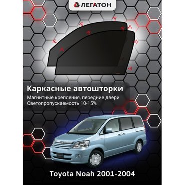 Каркасные автошторки Toyota NOAH 2001-2004 передние магнит Leg5148 2045₽