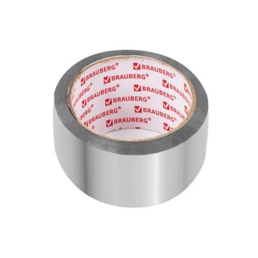 Лента алюминиевая BRAUBERG 606769 термоморозостойкая 50 мм х 40 м 521₽