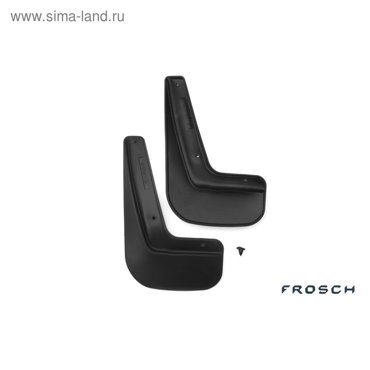 Брызговики задние Chevrolet Aveo 2012-2014 2014-2016 хэтчбек 2 шт полиуретан 1182₽