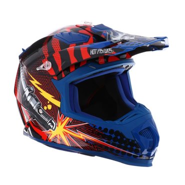 Шлем кроссовый графика синий размер M MX315 6290₽