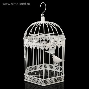 Клетка шестиугольная Птицы 40х23см 1320₽