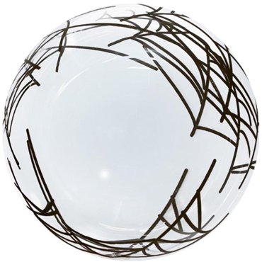 Шар полимерный 18 3D-сфера Паутина Deco Bubble прозрачный 1 шт 81₽