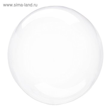 Шар полимерный 18 Bubble кристалл прозрачный 158₽