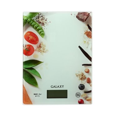 Весы кухонные Galaxy GL 2809 электронные до 8 кг рисунок Специи 647₽