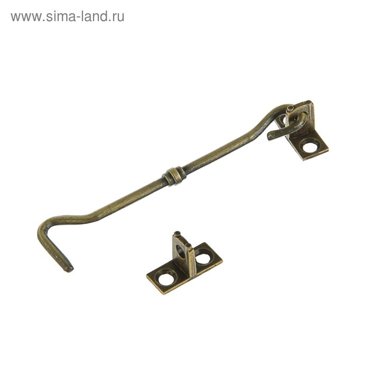Крючок ветровой мод107-2 цвет бронза 49₽