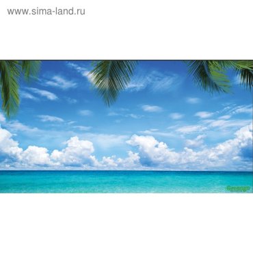 Фотобаннер 300 158 см с фотопечатью люверсы шаг 1 м Море 2280₽