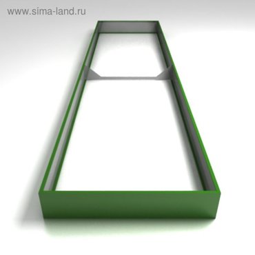 Грядка оцинкованная 300 100 17 см зелёная 3557₽