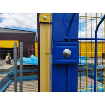 Комплект креплений скоба и саморез 55 32 мм цвет синий 87₽