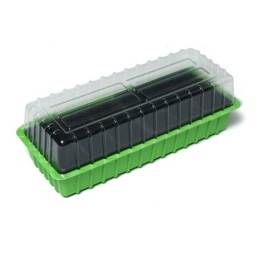 Мини-парник для рассады 40 16 13 см 2 вставки 12 ячеек 62₽