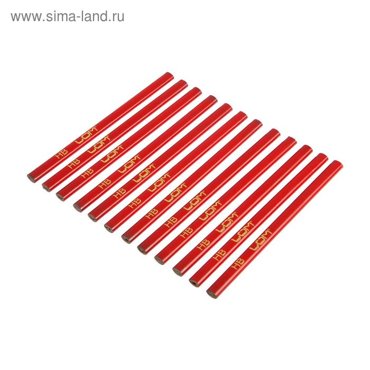 Карандаши строительные ЛОМ 180 мм 12 шт 106₽